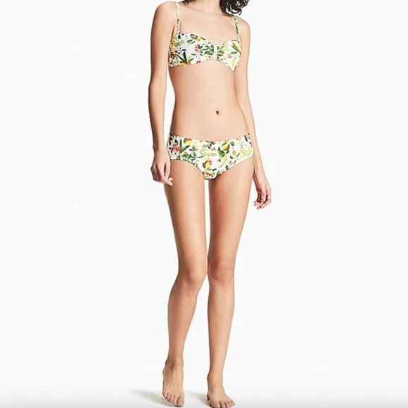 Princesse Tam Tam x Uniqlo Botanical Hip Hugger Swim Shorts Bottom Size Large - Picture 5 of 5